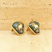 Hermes Vintage Cloisonné Ear Clips